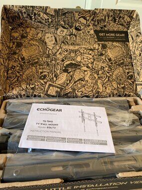 Echogear Tilting TV Wall Mount Model EGLT3 Fits 32-70 Inch TVs With Easy Install